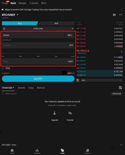 什么是现货交易？如何使用Bitget现货交易？