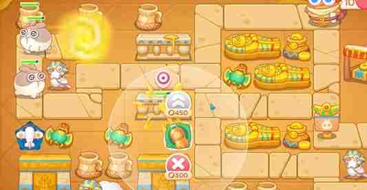 保卫萝卜4法老归来第48关通关详解