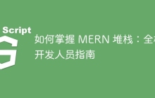 如何掌握 MERN 堆栈：全栈开发人员指南