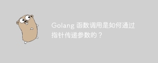 Golang 函数调用是如何通过指针传递参数的？