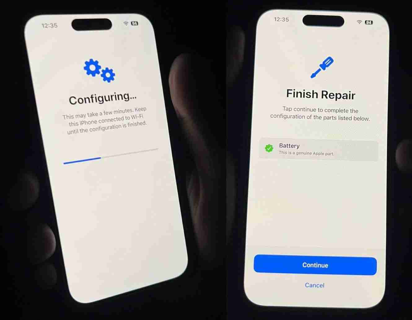 iOS 18 将上线“维修助手”，用于配置苹果正品 iPhone 替换零件