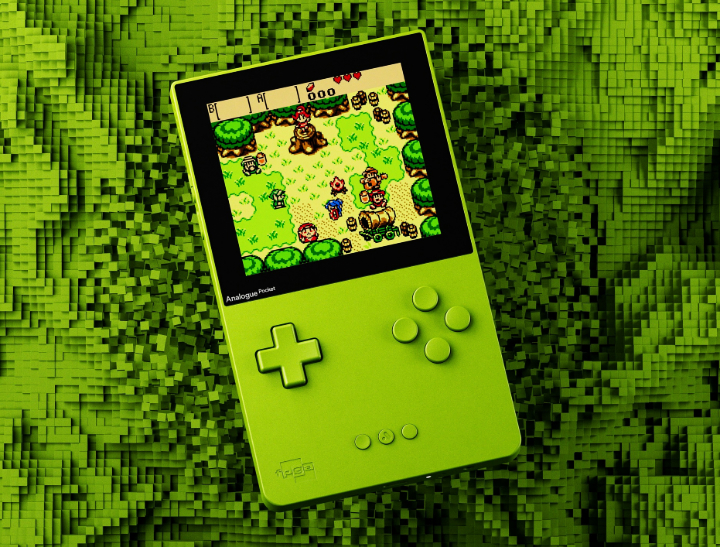 Muat semula baharu pegang tangan permainan retro popular diumumkan dengan getaran Warna Game Boy yang kuat