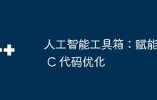 人工智能工具箱：赋能 C 代码优化