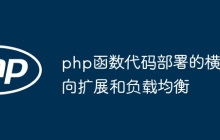 php函数代码部署的横向扩展和负载均衡
