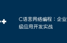 C语言网络编程：企业级应用开发实战