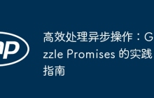 高效处理异步操作：Guzzle Promises 的实践指南
