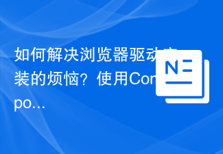 如何解决浏览器驱动安装的烦恼?使用Composer和dbrekelmans/bdi可以轻松搞定!