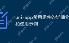 uni-app常用组件的详细介绍和使用示例