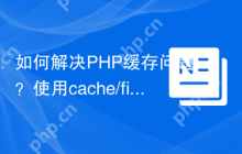 如何解决PHP缓存问题？使用cache/filesystem-adapter库可以！