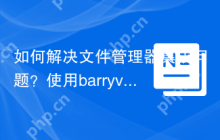 如何解决文件管理器集成问题？使用barryvdh/elfinder-flysystem-driver可以！