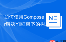 如何使用Composer解决Yii框架下的树形结构管理问题？creocoder/yii2-nested-sets助你高效实现！