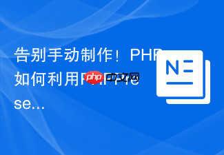 告别手动制作!PHP如何利用PHPPresentation与Composer自动化生成动态PPTX