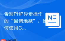 告别PHP异步操作的“回调地狱”：如何使用Composer和GuzzlePromises优雅地处理并发任务