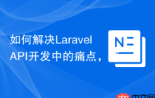 如何解决LaravelAPI开发中的痛点,使用laravel-json-api/laravel构建标准化高性能接口