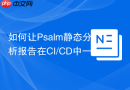 如何让Psalm静态分析报告在CI/CD中一目了然？dq5studios/psalm-junit助你轻松生成JUnit格式报告