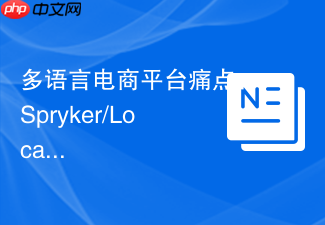 多语言电商平台痛点：Spryker/Locale如何解决本地化难题