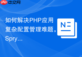 如何解决PHP应用复杂配置管理难题,Spryker/Config助你轻松驾驭多环境配置