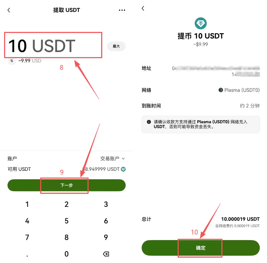 欧易OKX提USDT到Gate.io手续费多少?选哪条链最便宜?