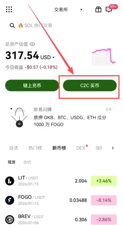 购买USDT