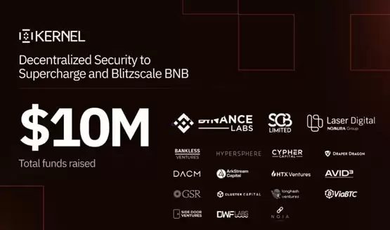 BNB Chain再质押协议Kernel计划本周进行代币TGE!曾获币安Yzi Labs投资