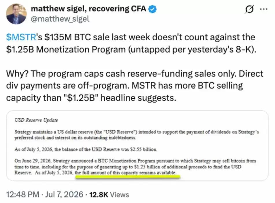 比特币无需救世主 Strategy抛售反证