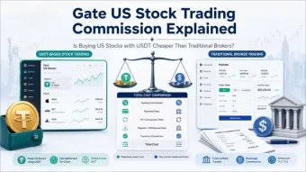 Gate.io美股交易手续费详解：USDT结算模式与传统券商成本对比