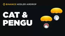 bnb持有者的福音!币安hodler空投一次性上新两个:cat和pengu