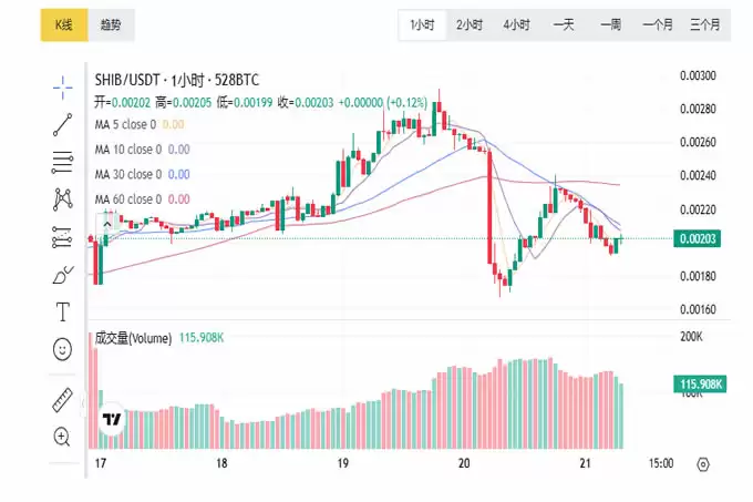 SHIB能否逆转局势?0.00002 支撑位或成救命稻草!