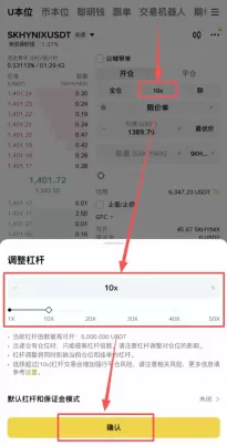 杠杆倍数设置
