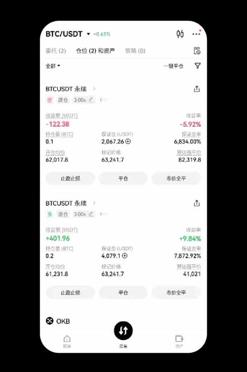 OKX交易所现货杠杆交易图文教程(App 端)