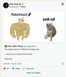 Robinhood链第一个爆款竟是Meme猫:CashCat