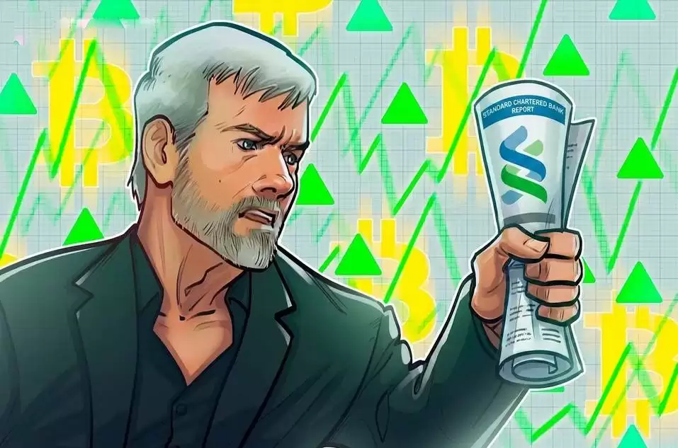stanchart分析:战略的saylor需要在比特币(btc)转型信息中明确说服投资者