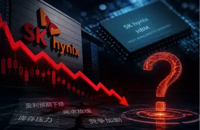 海力士暴跌原因:盈利预期被下修,还值高弹性估值吗?