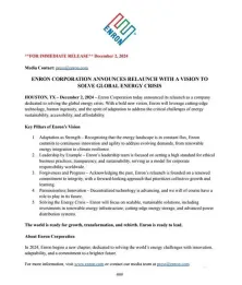 最大金融丑闻安然(Enron)复活？称要用加密货币技术解决能源危机
