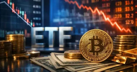 比特币跌破6.4万美元后震荡，ETF流出与利率预期成焦点