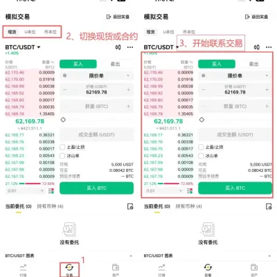 Step 4:开始进行模拟交易