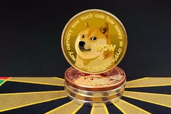 狗狗币突破下降趋势线后走强？巨鲸增持与关键阻力解析