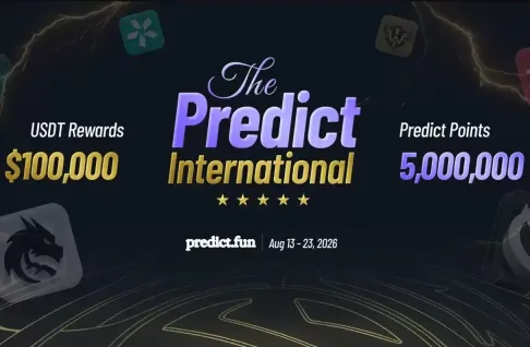 predict上线dota2邀请赛预测市场，瓜分10万usdt奖池