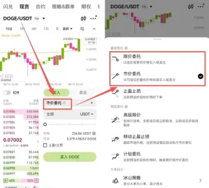 欧易购买狗狗币的两种方式