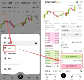 欧易购买狗狗币的两种方式