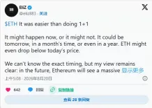 以太坊价格分析:以太坊价格突破数月三角形形态后会上涨吗?