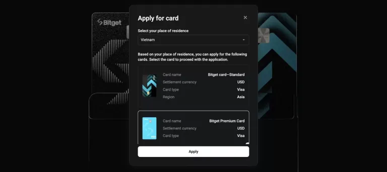 Bitget 信用卡申请流程教学