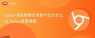 Safari浏览器网页背景不显示怎么办 Safari背景修复