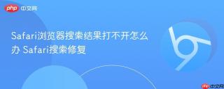 Safari浏览器搜索结果打不开怎么办 Safari搜索修复