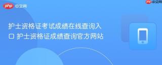 护士资格证考试成绩在线查询入口 护士资格证成绩查询官方网站