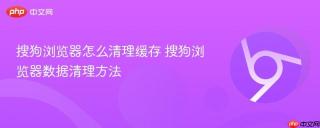 搜狗浏览器怎么清理缓存 搜狗浏览器数据清理方法