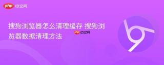 搜狗浏览器怎么清理缓存 搜狗浏览器数据清理方法