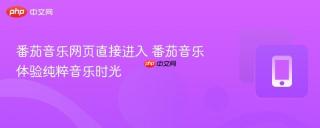 番茄音乐网页直接进入 番茄音乐体验纯粹音乐时光
