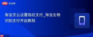 淘宝怎么设置指纹支付_淘宝生物识别支付开启教程