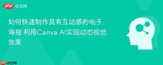 如何快速制作具有互动感的电子海报 利用Canva AI实现动态视觉效果